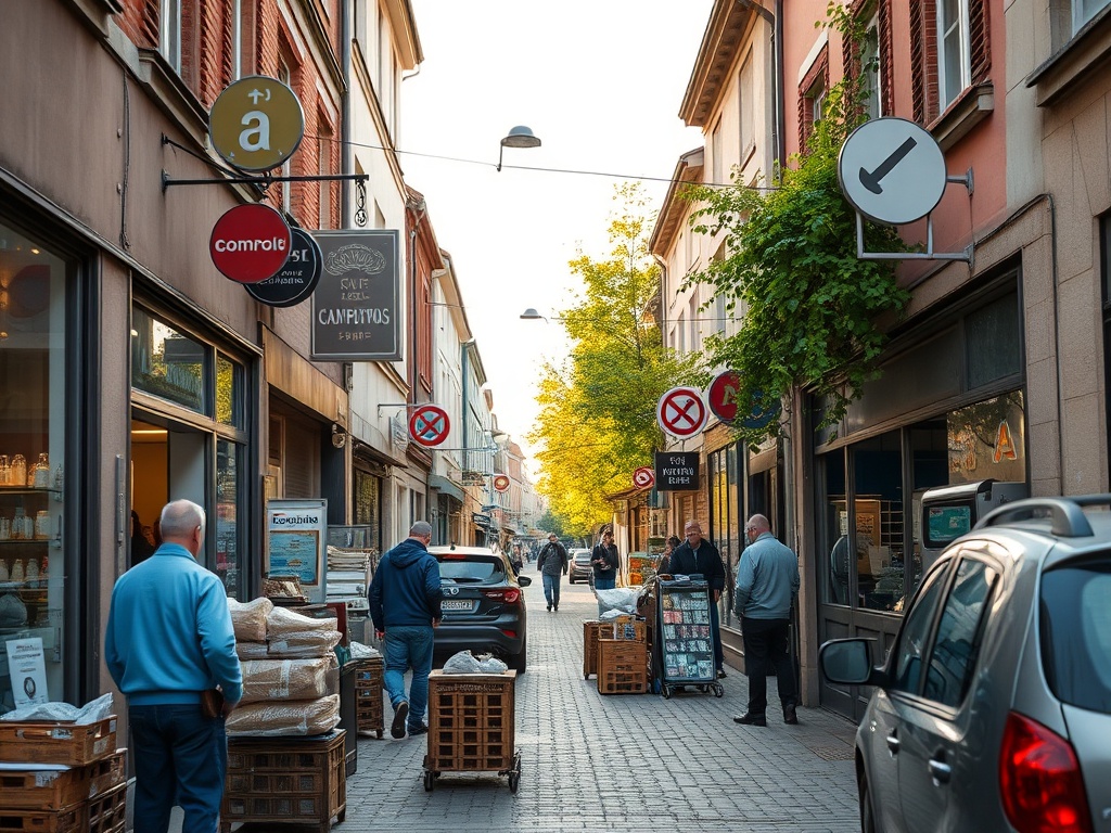 Mapa Sanoka z zaznaczonymi kluczowymi inwestycjami dofinansowanymi z Funduszy Europejskich